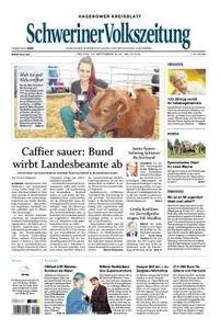 Schweriner Volkszeitung Hagenower Kreisblatt - 14. September 2018