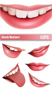 Stock Vectors - Lips