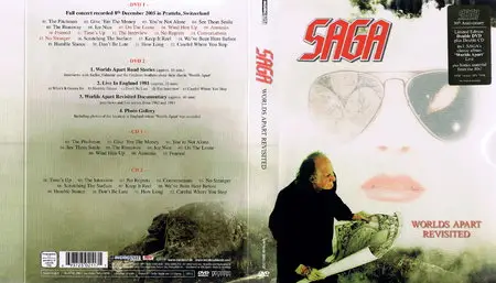 Saga - Worlds Apart Revisited (2007) [Limited Edition, 2DVD+2CD]