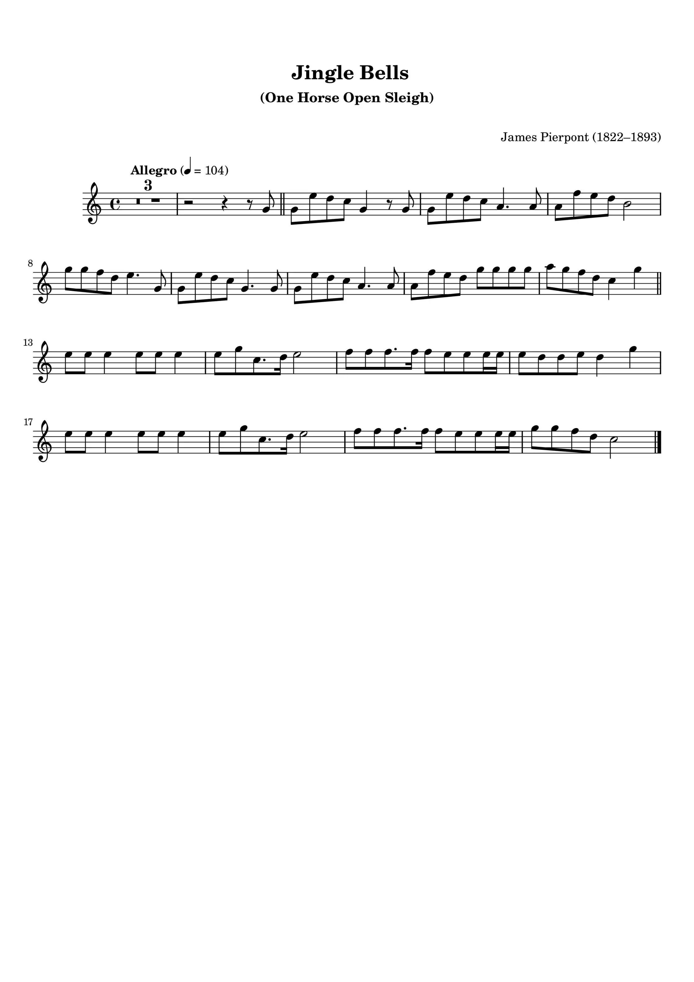 James Lord Pierpont (18221893) Jingle Bells / AvaxHome