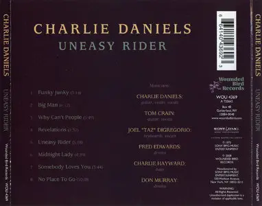 Charlie Daniels - Uneasy Rider (1973) Reissue 2008