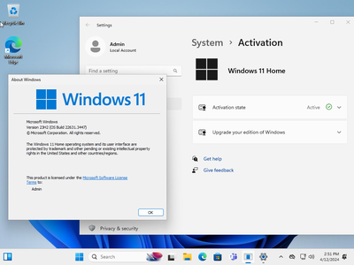 Windows 11 AIO 16in1 23H2 Build 22631.3447 (No TPM Required) Preactivated April 2024