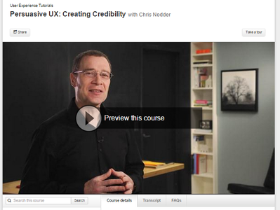 Persuasive UX: Creating Credibility [repost]
