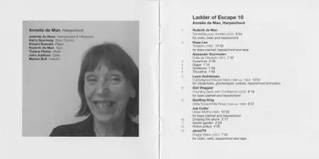 Annelie de Man - Ladder of Escape 10: Contemporary Music for Harpsichord (2008) {Attacca 28120}