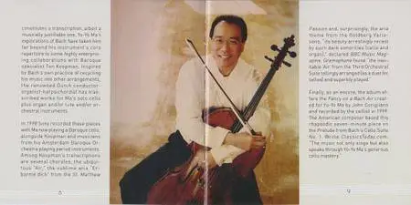 Yo-Yo Ma - Yo-Yo Ma Plays Bach (2017) {Sony Classical 88985345442}