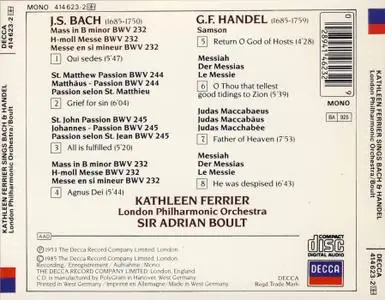 Kathleen Ferrier - Bach & Handel (1985)