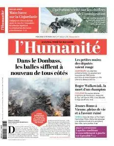 L'Humanité du Mercredi 8 Février 2017