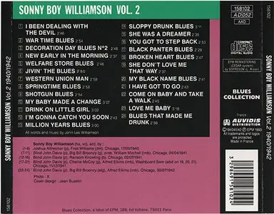 Sonny Boy Williamson - Vol.2 [1940-1942] (1993, EPM # 158102)