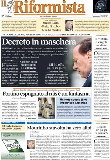 Il Riformista 2011.08.24