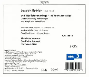 Hermann Max - Joseph Eybler: Die vier letzten Dinge (2005) (Repost)