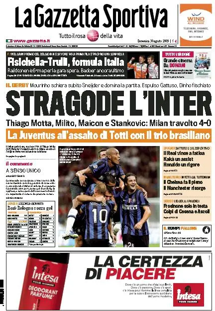 La Gazzetta dello Sport (30-08-09)