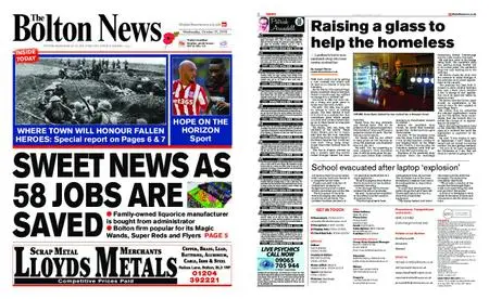 The Bolton News – October 31, 2018