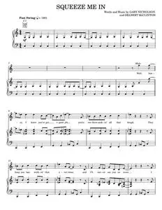 Squeeze Me In - Garth Brooks, Garth Brooks Duet With Trisha Yearwood, Trisha Yearwood (Piano-Vocal-Guitar)