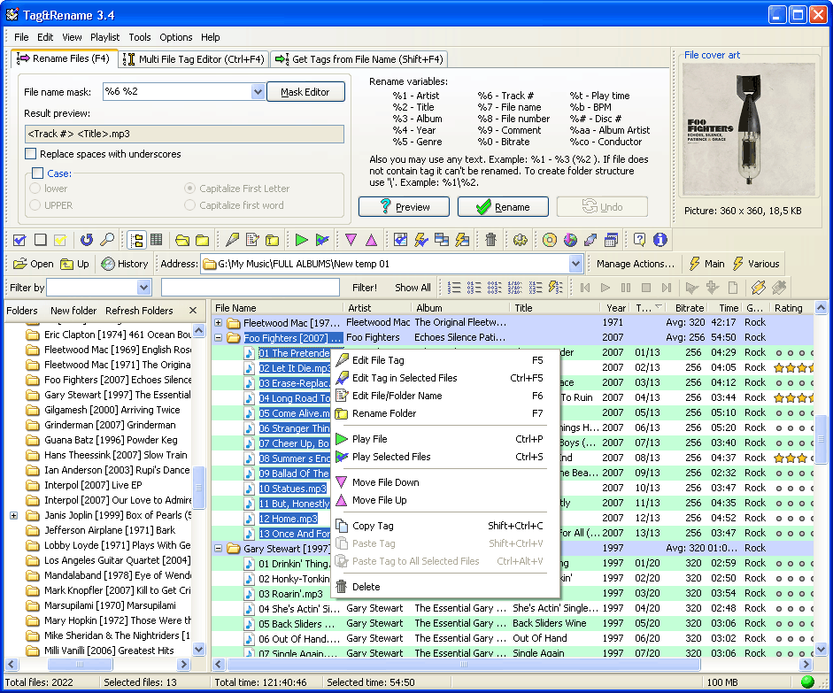 Tag&Rename 3.4