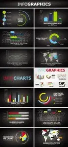 Infographics Cards Vector