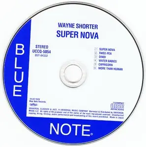 Wayne Shorter - Super Nova (1969) {Blue Note Japan SHM-CD UCCQ-5054 rel 2014} (24-192 remaster)