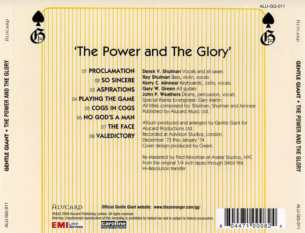 Глори перевод. Gentle giant Power and the Glory. Gentle giant 1974. 1974 - The Power and the Glory. Gentle giant the Power and the Glory Cover.