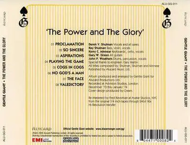 Gentle Giant - The Power And The Glory (1974) [Alucard, ALU-GG-011]