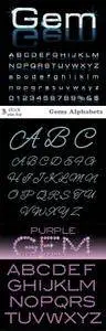 Vectors - Gems Alphabets