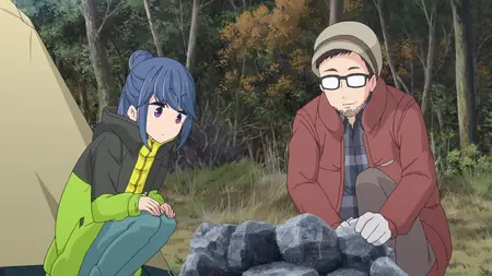 Yuru Camp S2 - 01 (BD 1920x1080 x265-10Bit Flac