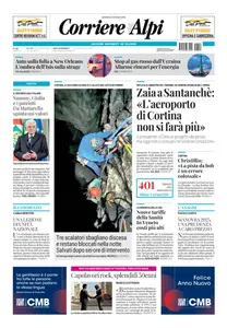 Corriere delle Alpi - 2 Gennaio 2025