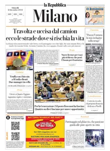 la Repubblica Milano - 12 Dicembre 2024