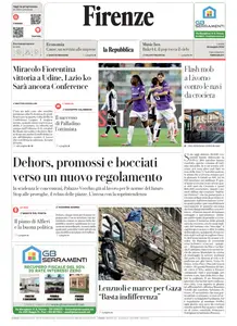 la Repubblica Firenze - 26 Maggio 2025