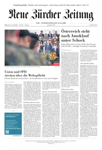 Neue Zurcher Zeitung International - 11 Juni 2025