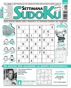 Settimana Sudoku N.1042 - 1 Agosto 2025
