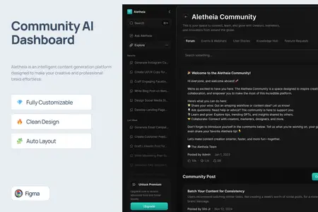 Community AI Dashboard - Aletheia GPT 3ZDVPXS