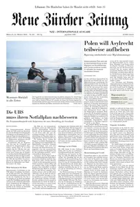 Neue Zürcher Zeitung International - 16 Oktober 2024