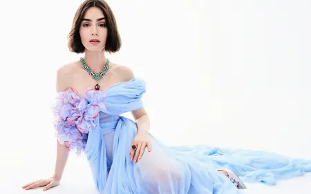 Lily Collins by Benjamin Becker for Harper’s Bazaar Thailand August 2024