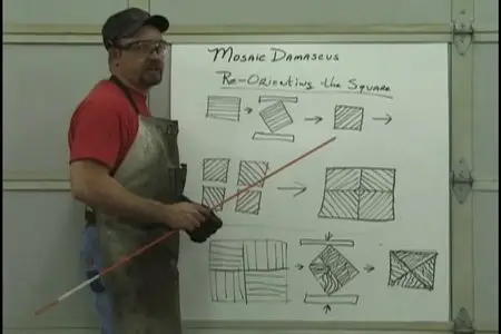 Ed Caffrey - Forge Mosaic Damascus [Repost]