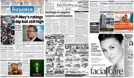 Philippine Daily Inquirer – November 16, 2010