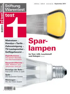 Stiftung Warentest Magazin September No 09 2011