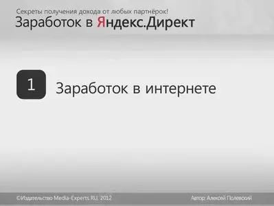Заработок в Яндекс.Директ (2012) Видеокурс