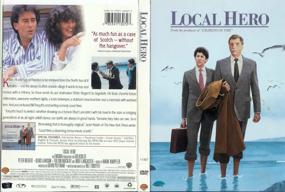 Герой 1983. Local Hero 1983. Local Hero фильм. Местный герой. Издание the local.