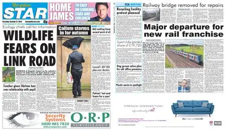 Shropshire Star Shrewsbury Edition – October 13, 2018