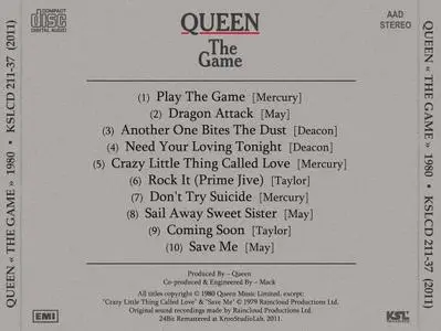Queen - The Game (1980) [BOOTLEG]