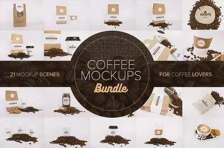 CreativeMarket - Coffee Mockups Bundle