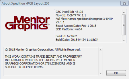 Mentor Graphics Expedition X-ENTP VX.1.1