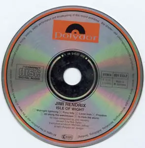 Jimi Hendrix - Isle of Wight (1971) [Polydor 831 313-2, 1988]