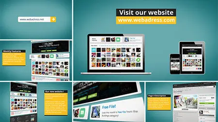 Dynamic Website Promotion - Project For After Effects (Videohive)