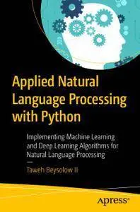 Applied Natural Language Processing with Python (repost)