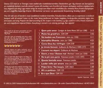 Falsobordone - Figs, Fiddles and fine play - a musical taste of the 14th century (2005) {Acantha ACACD 0043}