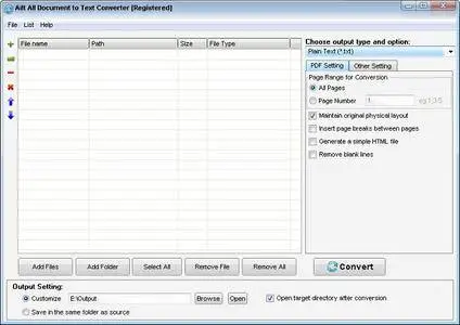Ailt All Document to Text Converter 6.8