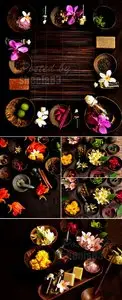 Stock Photo - Asian Flowers & Spices