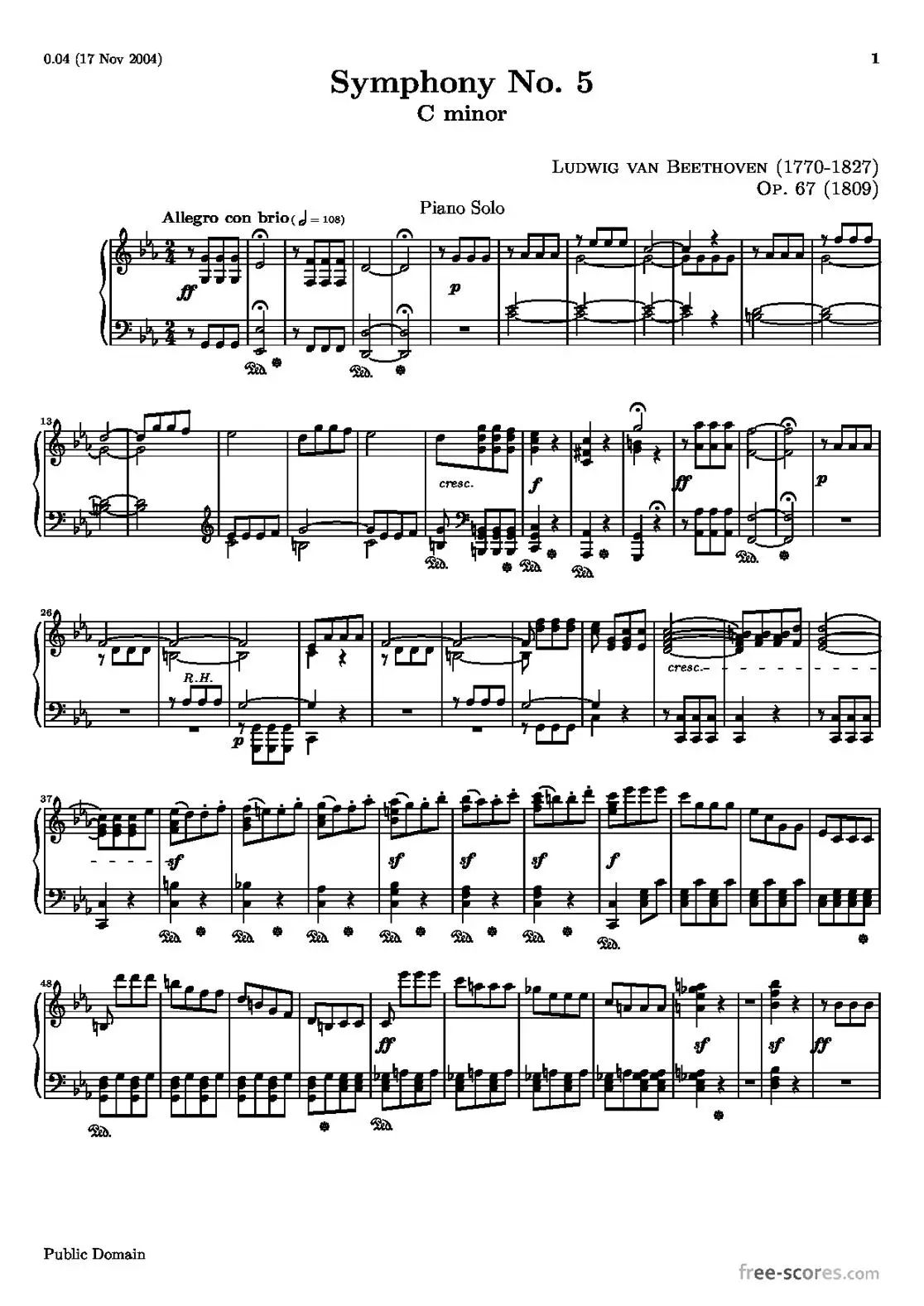 Бетховен симфония 5 тема судьбы. Симфония номер 5 Бетховен Ноты для фортепиано. Бетховен симфония 5 Ноты для фортепиано.