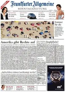 Frankfurter Allgemeine Zeitung am Sonntag, 14. Juli 2013