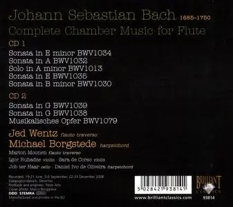 Jed Wentz, Michael Borgstede - Johann Sebastian Bach: Complete Chamber Music for Flute (2009)
